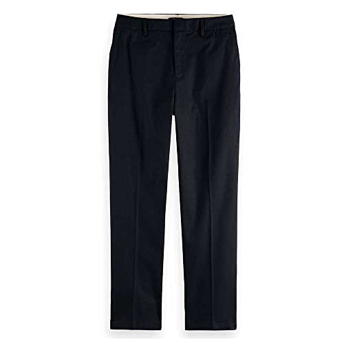 Scotch & Soda Abott-Mid Rise Tapered Chino damskie spodnie z bawełny organicznej, Night 0002, 29W / 34L
