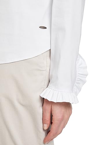 Betty & Co Bluzka damska z długim rękawem 1/1, Bright White, 44