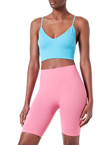 ONLY Onlvicky Rib Seamless City Noos szorty damskie, Azalia Pink, M-L