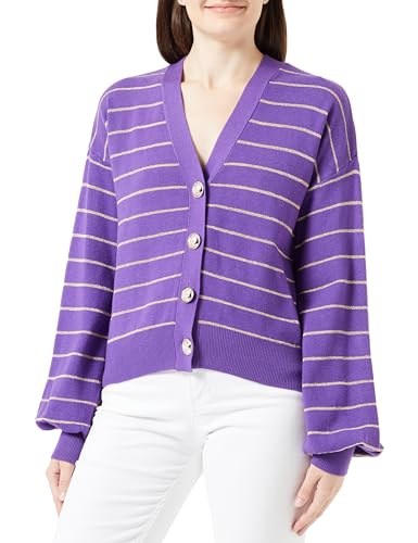 NAEMI Damski kardigan 11025361-NA01, fioletowy, XL/XXL, liliowy, XL-XXL