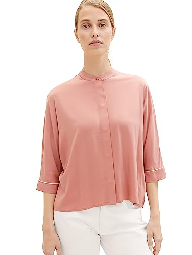 TOM TAILOR Bluzka damska Loose Fit Basic, 32224-fading Rose, 36