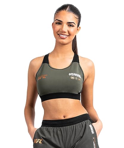Venum, Biustonosz sportowy UFC Adrenaline by Women's Fight Week, Khaki/Brąz dla kobiet, XL, Khaki/Brąz, XL