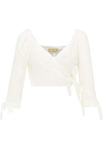 swirlie Damski top koronkowy 77133947, biały, XS, biały, XS