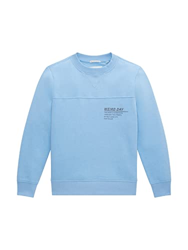 TOM TAILOR Chłopcy Bluza dziecięca 1033160, 12146 - Light Blue, 128