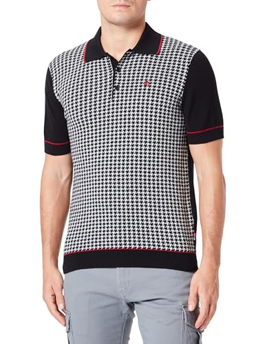 Merc Cavendish Polo Sweter Męski, czarny, L