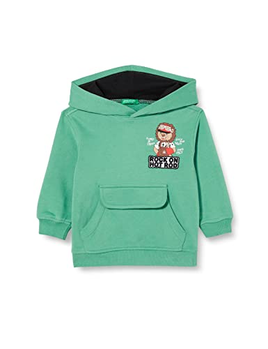 United Colors of Benetton Chłopięca bluza z kapturem, grigio parastro 283, 18 miesi?cy