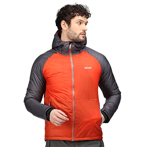 Regatta Kurtka męska Radnor, Cajun pomarańczowy/nosorożec/czarny (nosorożec), 3XL