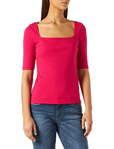Naf Naf T-shirt damski, Extra Pink, XS