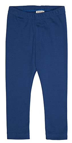 loud + proud Dziewczęce legginsy, spodnie z certyfikatem GOTS, ultramaryna, 158/164