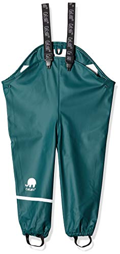 CeLaVi Spodnie przeciwdeszczowe unisex wiatro- i wodoszczelne, Zielony (Ponderosa Pine 923), 70 cm