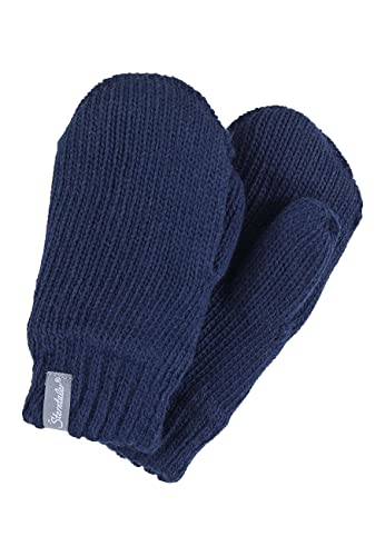 Sterntaler Unisex dziecięce rękawiczki z dzianiny, granatowe, 4