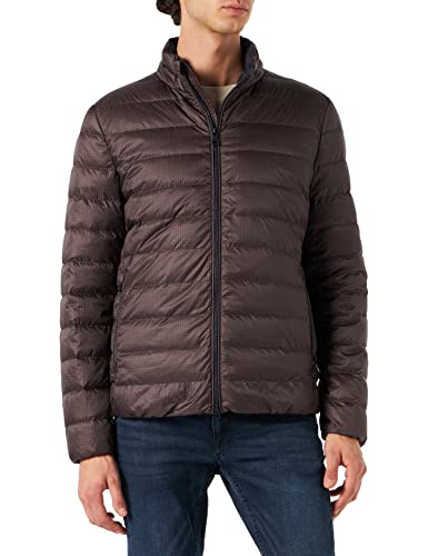 Geox Męska kurtka M Dereck Down Coat, Sky Captain/Light Br, 46