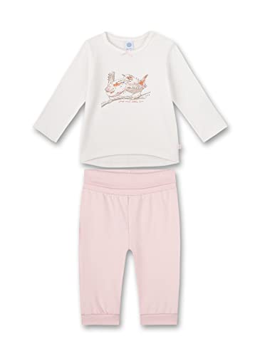 Sanetta Baby-Mädchen 221774 Piżama dla małych dzieci, White Pebble, 104