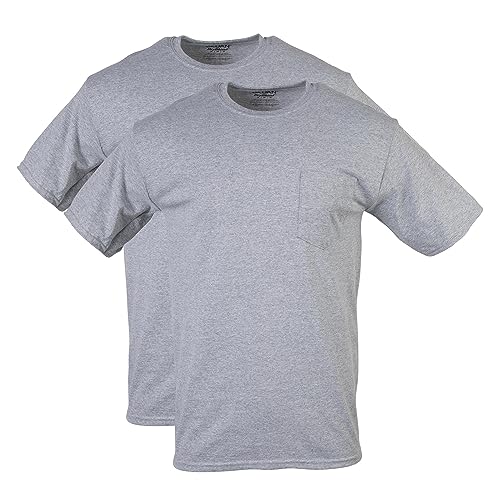 GILDAN T-shirt męski, Sportowy szary, XL
