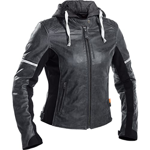 Richa motocykl kurtka z ochraniaczami kurtka Moto Toulon 2 Damen Lederjacke, panie, Chopper/Cruiser, cały rok, Grau, 36-56