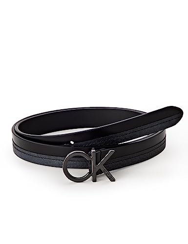 Calvin Klein Damski pasek RE-Lock Mix 20 mm, Ck Black, 85, Ck czarny