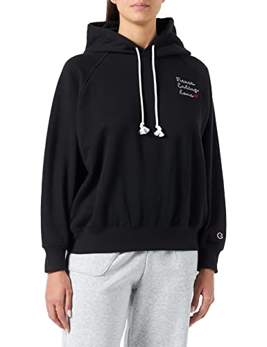 Champion Damska bluza z kapturem Rochester 1919-Made with Love, czarna, M, czarny, M