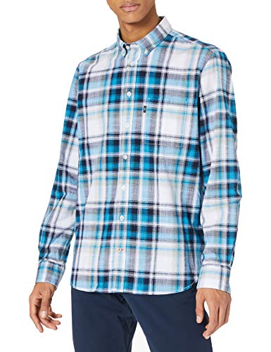 camel active Koszula męska, niebieski (Ocean Blue), M