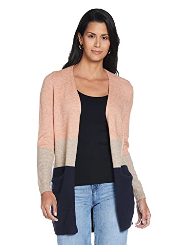 Only Kobiety Onlqueen L/S Long Cardigan Knt Noos Kardigan, Misty Rosestripes, M