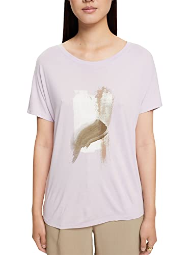 ESPRIT Collection Koszulka damska 072EO1K323, 570/Lavendder, XXL