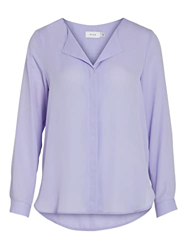 Vila Damska bluzka Vilucy L/S Shirt-Noos, Sweet Lavender, XXL