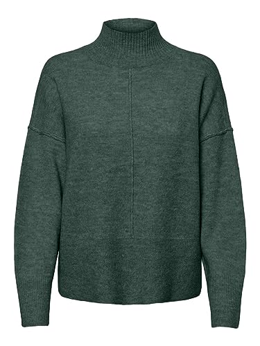 YAS BALIS LS HIGH Neck Knit S. NOOS, Garden Topiary, L