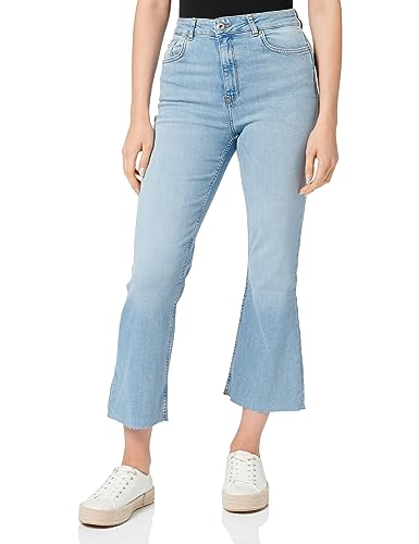 Cross Dżinsy damskie Flare Jeans, Light Mid Blue, Normal, Light Mid Blue, 29W