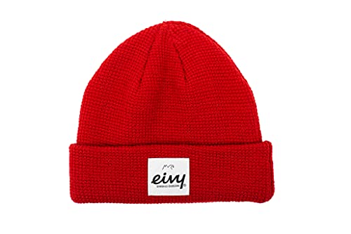 Eivy Czapka damska Knit Wool Beanie (czarna), czerwony, jeden rozmiar