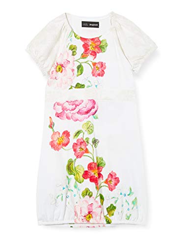 Desigual Vest_Salamanca Sukienka, Biały (1000 Biały), 6 Lat, Biały (biały 1000), 150