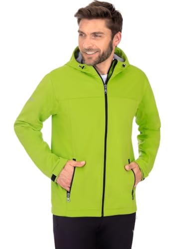 Trigema Męska kurtka softshell-Kapuzenjacke, Żółty - żelowy (cytryna 271), XXL