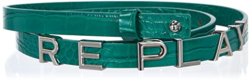 Replay Pasek damski, 403 Zielony (Grass Green), 85