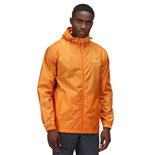 Regatta Męska kurtka Pack-It III wodoodporna Packaway, Płomień pomarańczowy, XS