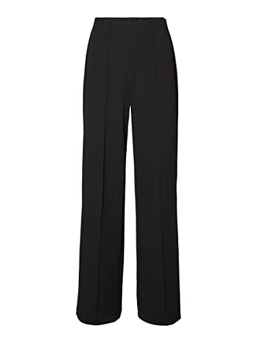VERO MODA Vmbecky Hr Wide Pull On Pant Noos spodnie damskie, czarny, XS