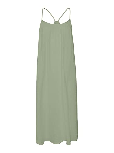 VERO MODA Women's VMNATALI NIA Singlet 7/8 Dress WVN sukienka, Reseda, XL, Reseda, XL