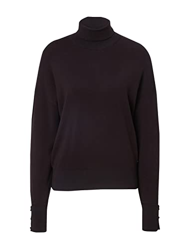 Scotch & Soda Maison damski sweter Roll Neck Relaxed Fit, Black Bean 5122, XL