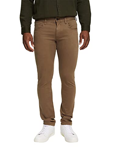 ESPRIT Spodnie męskie, 355/ciemny khaki, 28W / 30L