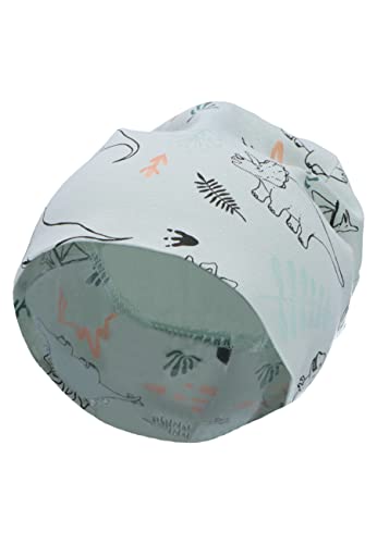 Sterntaler Dziecięca czapka slouch beanie dinozaur uniseks, zielony, 47