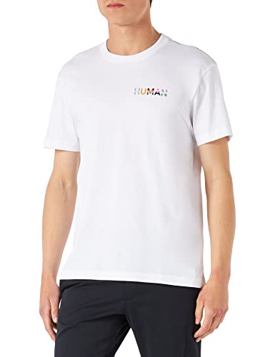 HUGO koszulka męska dain, White100, L