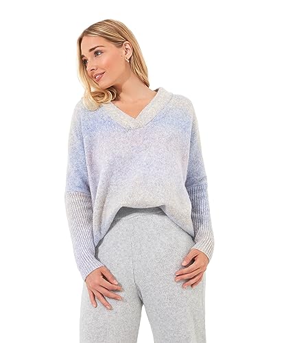 Joe Browns Damski sweter Sloe Joes Ombre Slouchy puszysty nietoperz, niebieski, M (12-14), Niebieski Ombre, M