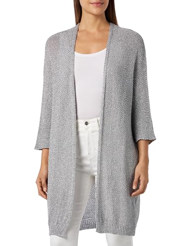aleva Kardigan damski 19029584-AL04, srebrno-szary, XS/S, silber grau, XS-S