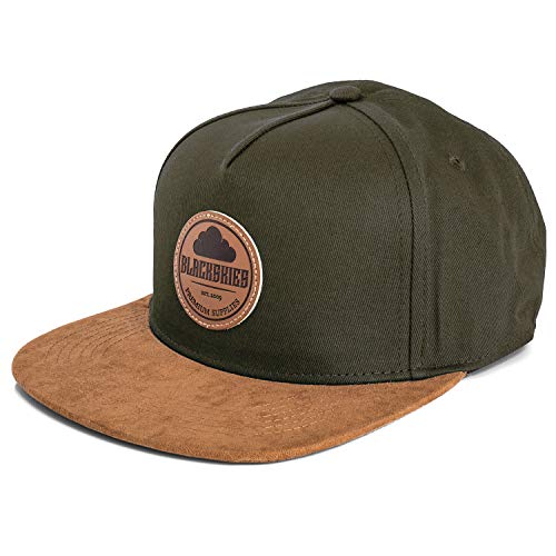 Czapka Blackskies Pathfinder Snapback Cap, uniseks, wysokiej jakości czapka bejsbolowa, regulowana, rozmiar uniwersalny, zielony, jeden rozmiar