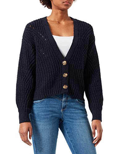 ESPRIT Sweter damski 992EE1I317 kardigan 400/granatowy, standardowy