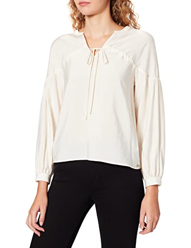 Taifun Damska bluzka z nadrukiem na całej powierzchni, bluzka z długim rękawem, bluzka z długim rękawem, Canvas, 40