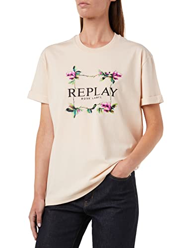Replay T-shirt damski, 611 Skin, S