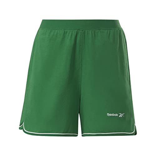 Reebok Damskie szorty tożsamości, zielony Glen, 2XL, Glen Green, XXL