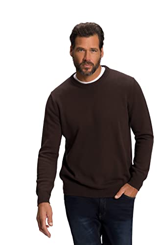 JP 1880 Sweter męski, czarny/brązowy, 5XL