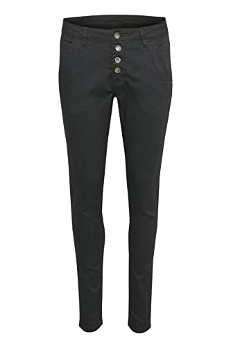 Kremowe dżinsy damskie Crbaiily Twill, czarny widok, UK 6