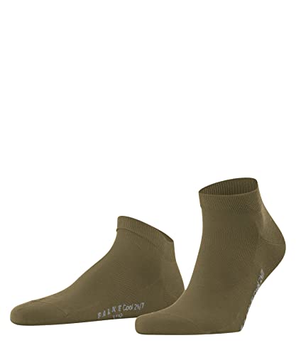 FALKE Mężczyźni Skarpety do trampek Cool 24/7 M SN Organiczna Bawełna krótkie jednokolorowe 1 Para, Beżowy (Laurel 7544), 39-40
