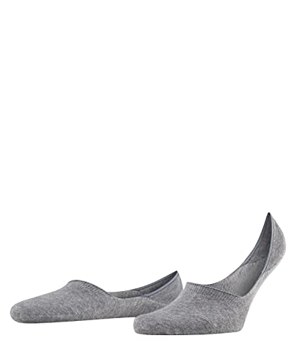 FALKE Mężczyźni Stopki Step Medium Cut M IN Zrównoważona Bawełna niewidoczne jednokolorowe 1 Para, Szary (Light Grey Melange 3390), 43-44