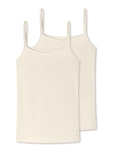 Schiesser Damska Bielizna Spaghettitop 2-Pak, Kremowa, M, Kremowy, M